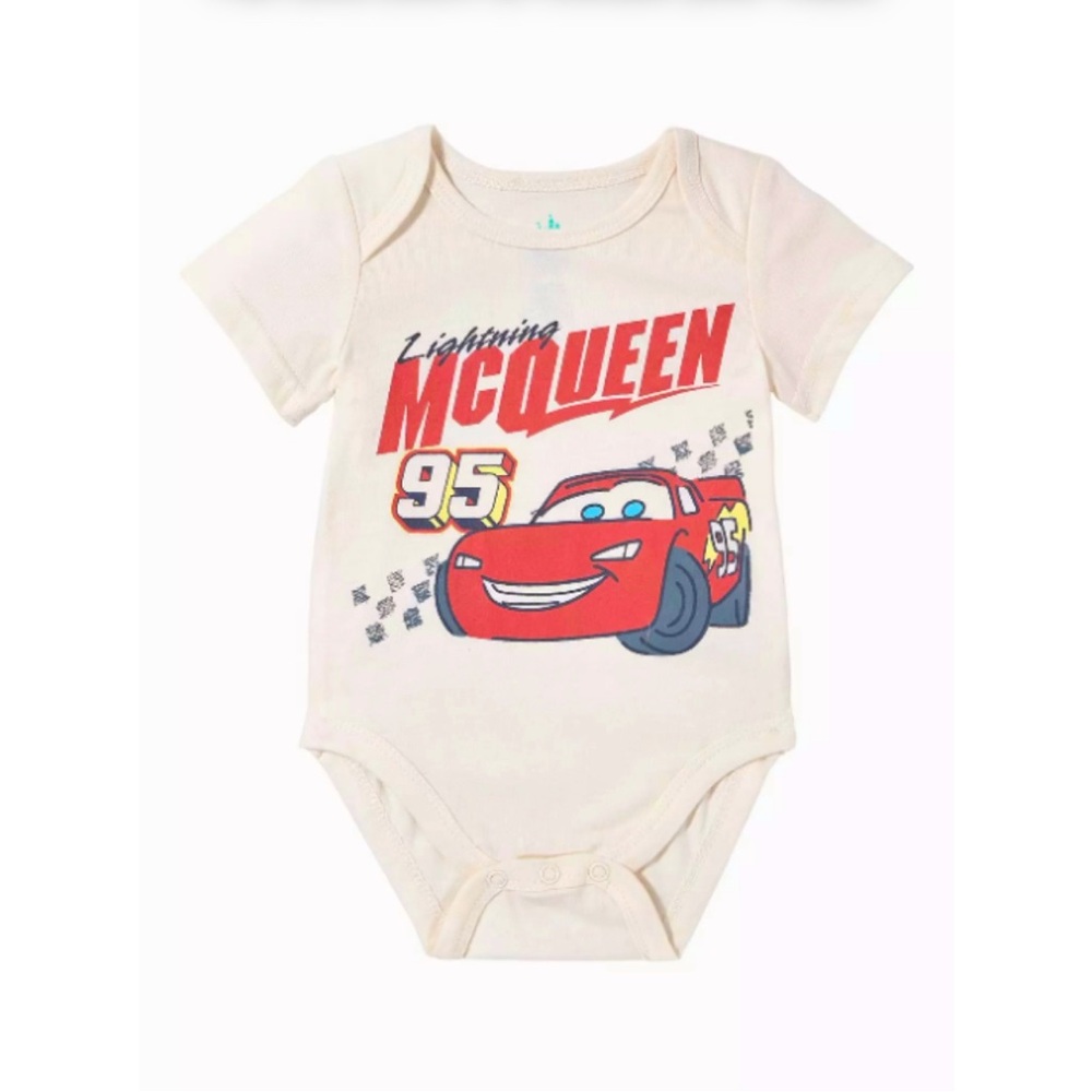 Disney Lightening McQueen Infant Onesie